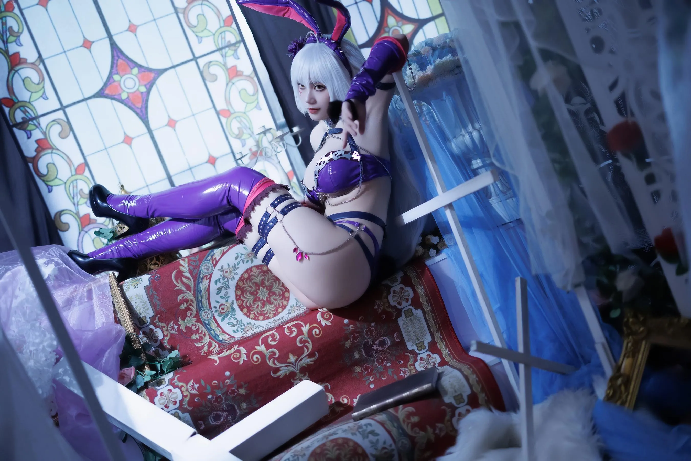 Cien恩恩 – NO.04 黑贞兔女郎泳装 [31P]插图1